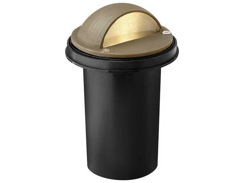 Hardy Island Eyebrow 12V LED Well Light in Matte Bronze