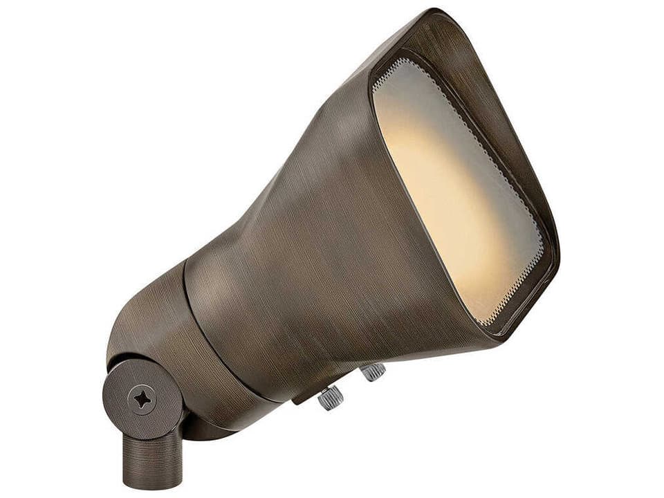 Hardy Island 1-Light Outdoor Spot Light in Matte Bronze