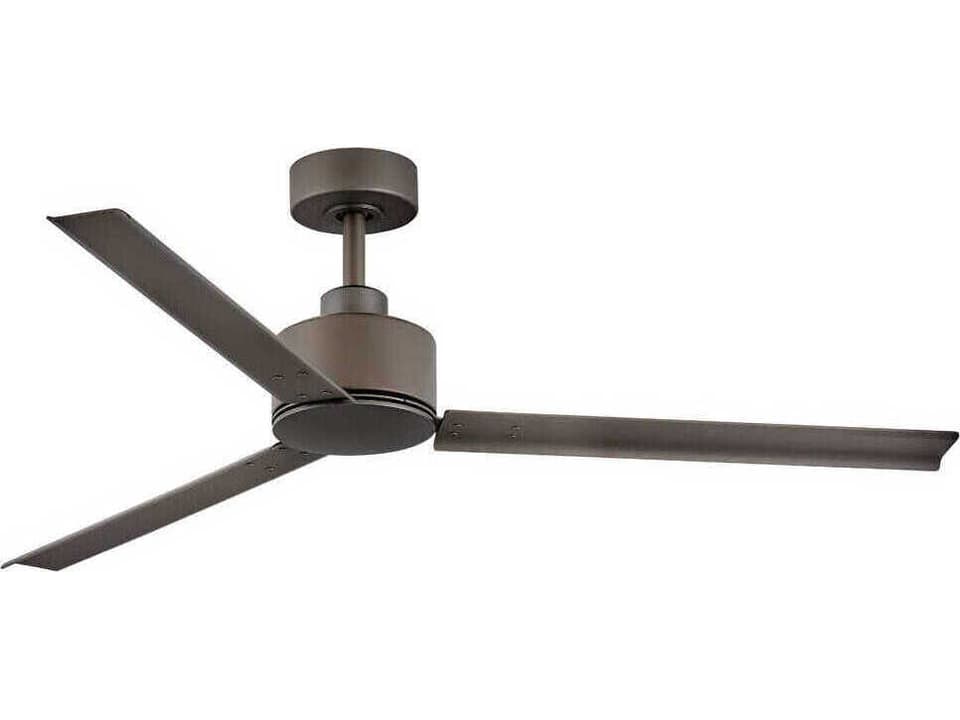 Indy 56-Inch 3-Blade Wet Rated Ceiling Fan in Metallic Matte Bronze