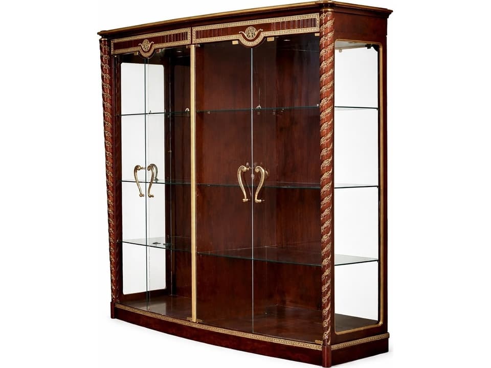 E-16 Solid Wood Display Cabinet
