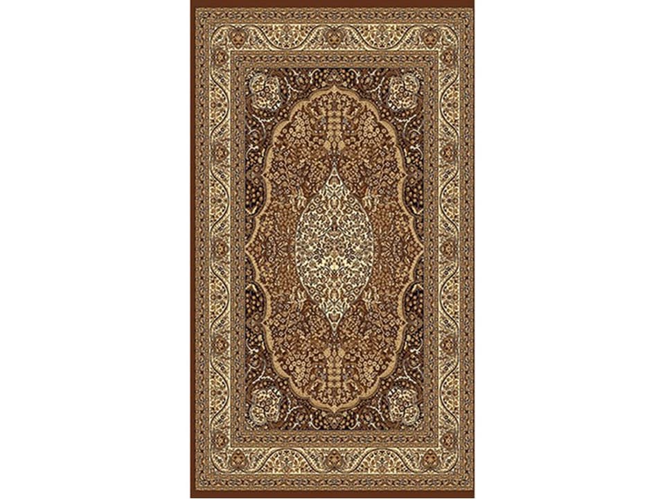 Rg07 Oriental Area Rug Chocolate Brown