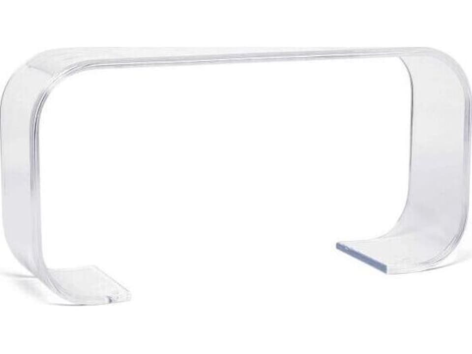 Chelsea Rectangular Acrylic Clear Console Table