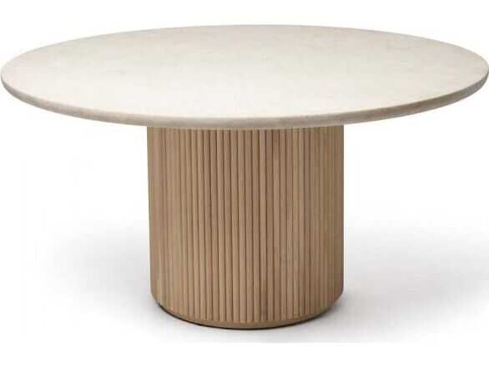 Laurel Round Marble Dining Table