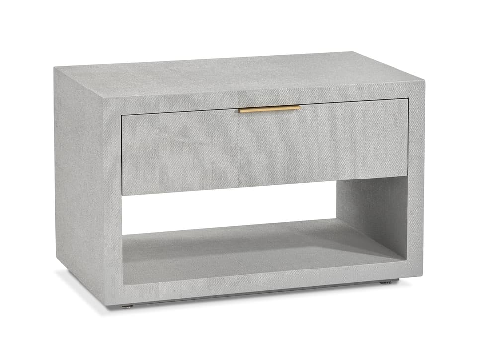 Montaigne 1-Drawer Gold Chest Nightstand