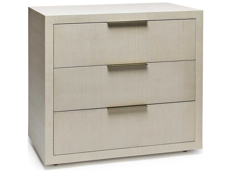 Montaigne 3-Drawers Desert Champagne Silver Beige Accent Chest