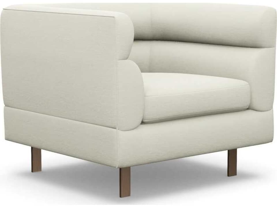 Ornette White Club Chair