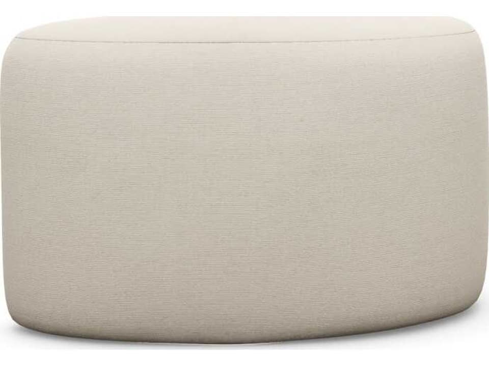 Carlisle Pearl Cream Upholstered Ottoman