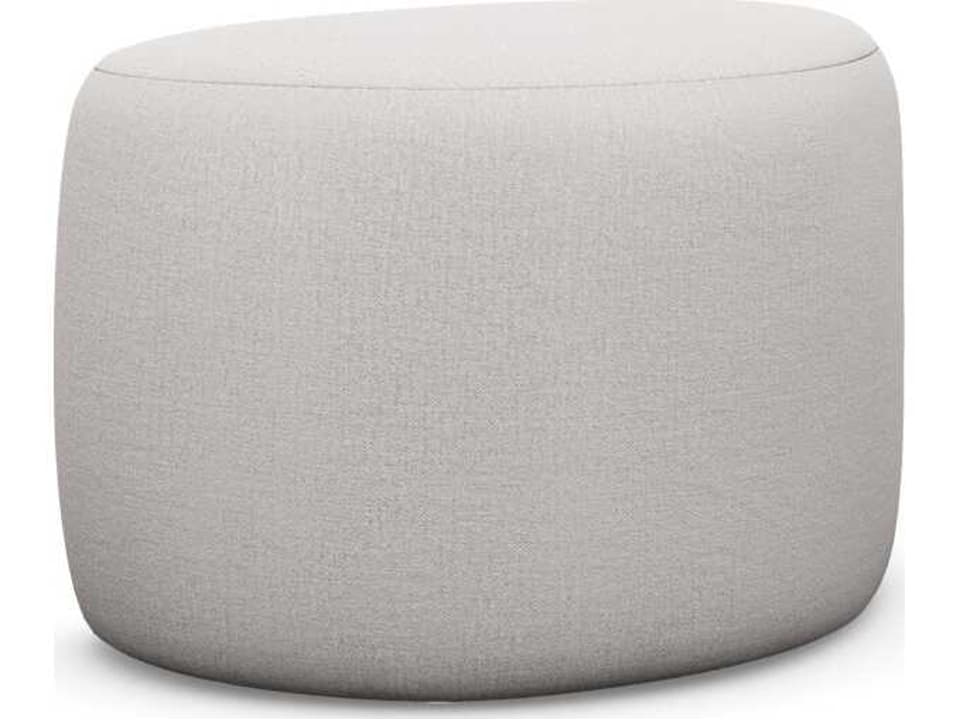 Carlisle Bungalow Cream Upholstered Ottoman
