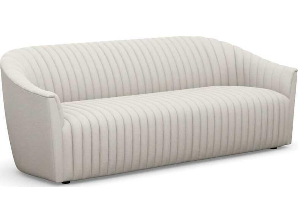 Channel Cameo Cream Upholstered Sofa