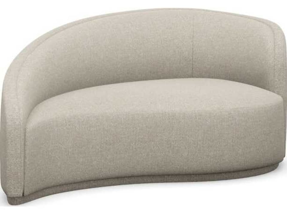 Dana Wheat Beige Upholstered Chaise