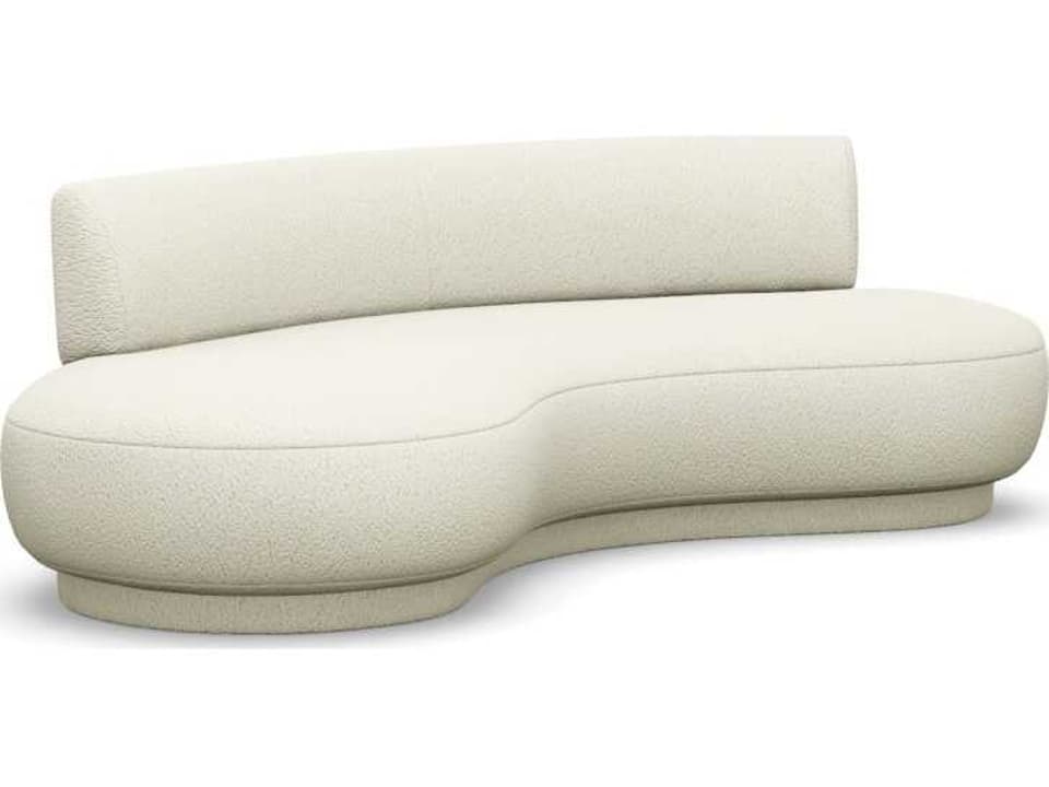 Nuage Down Cream Upholstered Sofa