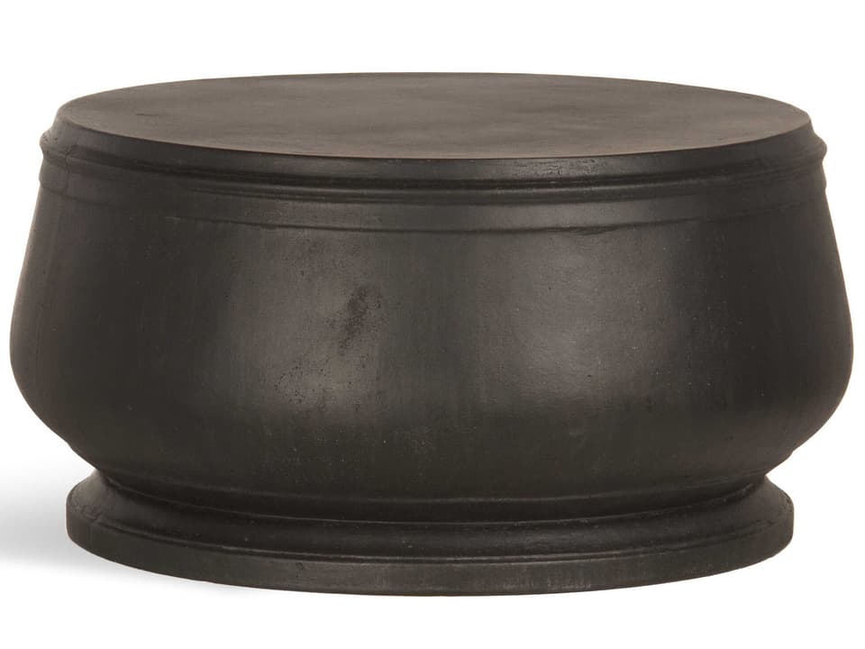 Hudson Charcoal Concrete Round Coffee Table