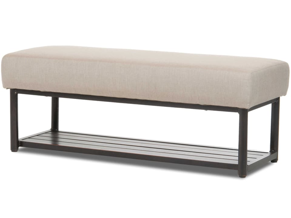 Aluminum 48-Inch Cushion Bench