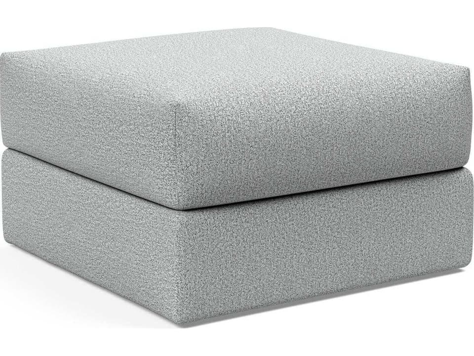 Cornila Gray Upholstered Ottoman