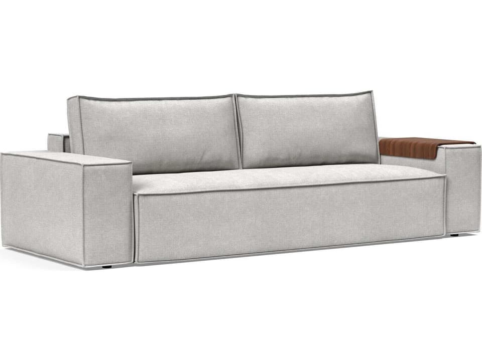Newilla Adario Fog Gray Upholstered Sofa Bed