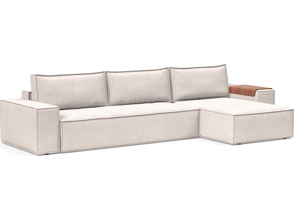 Newilla Adario Basmati Beige Upholstered Sofa Bed