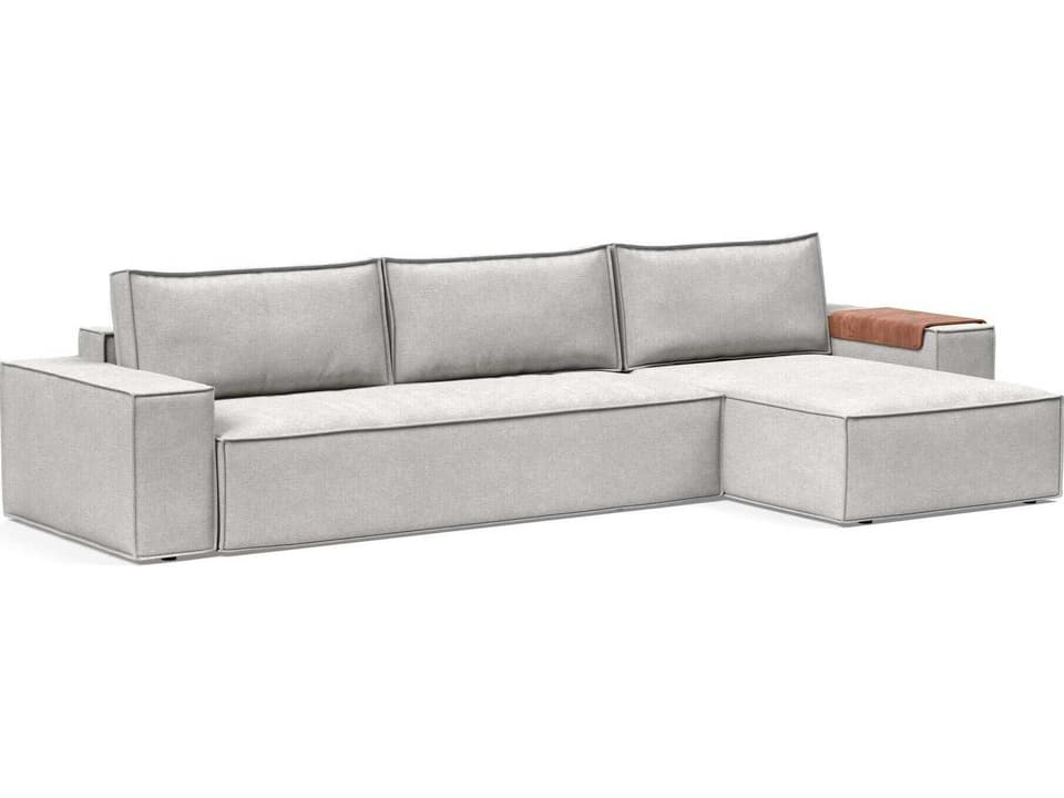 Newilla Adario Fog Gray Upholstered Sofa Bed