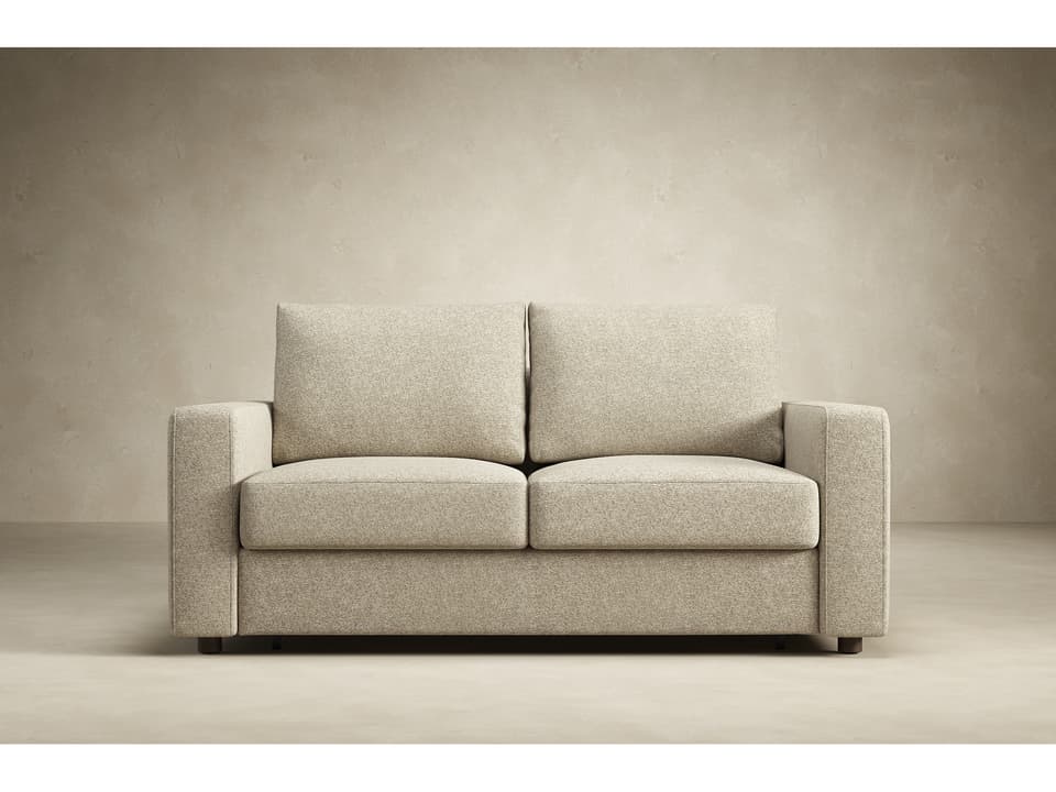 Neah Queen 3-Seat Sofa Bed with Standard Arms in Halifax Antique Fabric