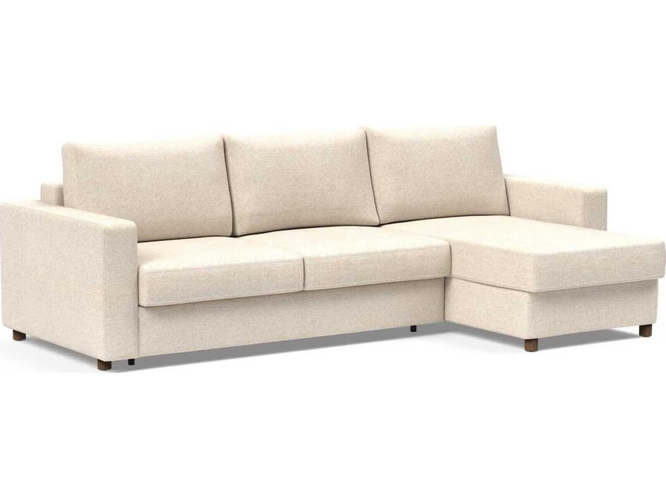 Neah Halifax Shell Beige Upholstered Sofa Bed