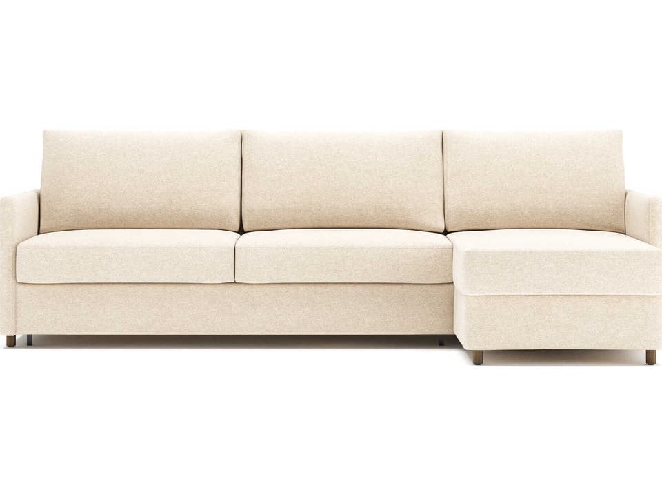 Neah Halifax Shell Beige Upholstered Sofa Bed