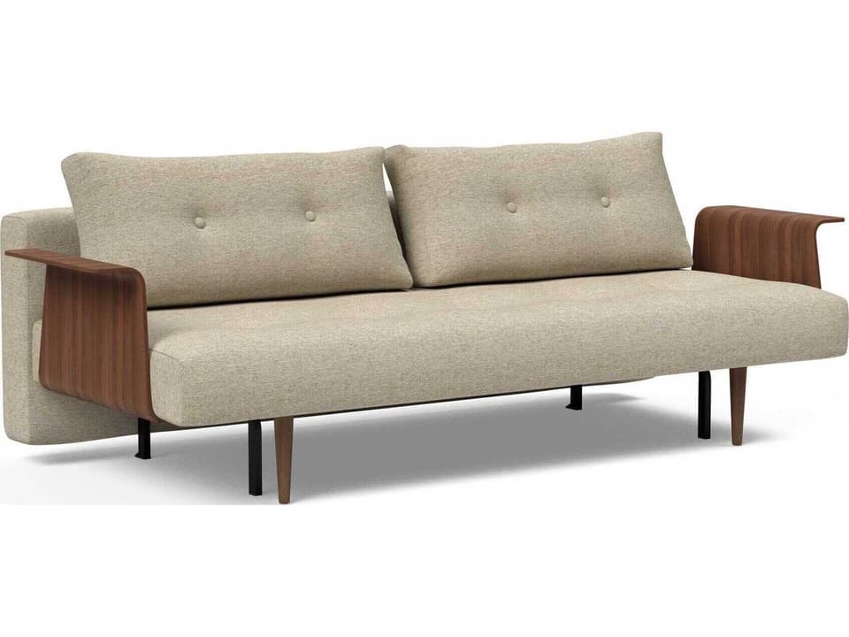 Recast Plus Halifax Antique Beige Upholstered Sofa Bed