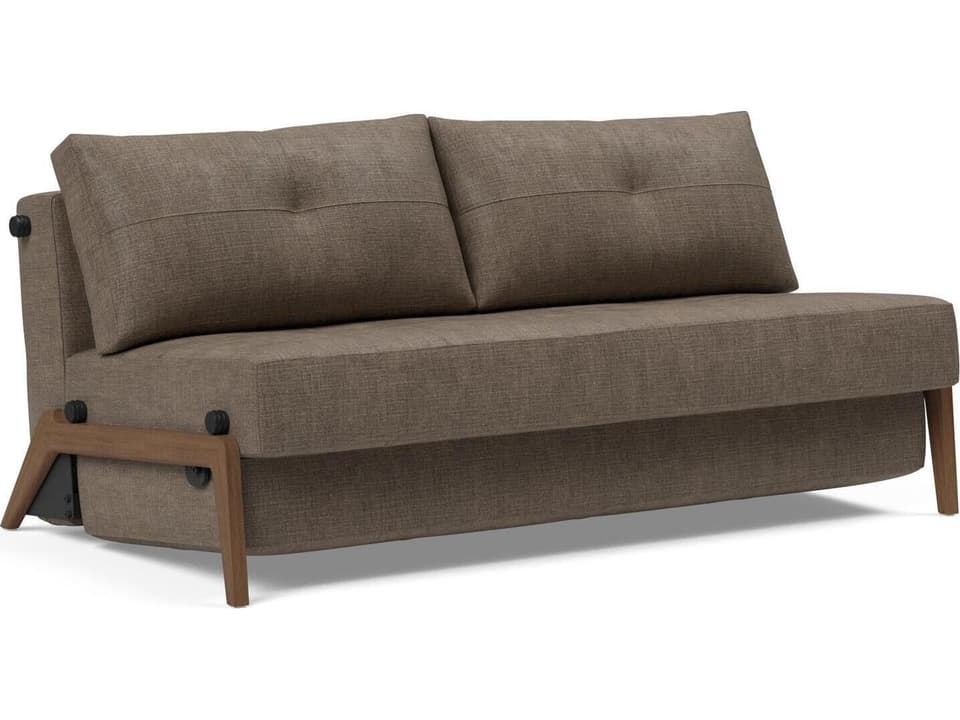 Cedar Brown Upholstered Sofa Bed