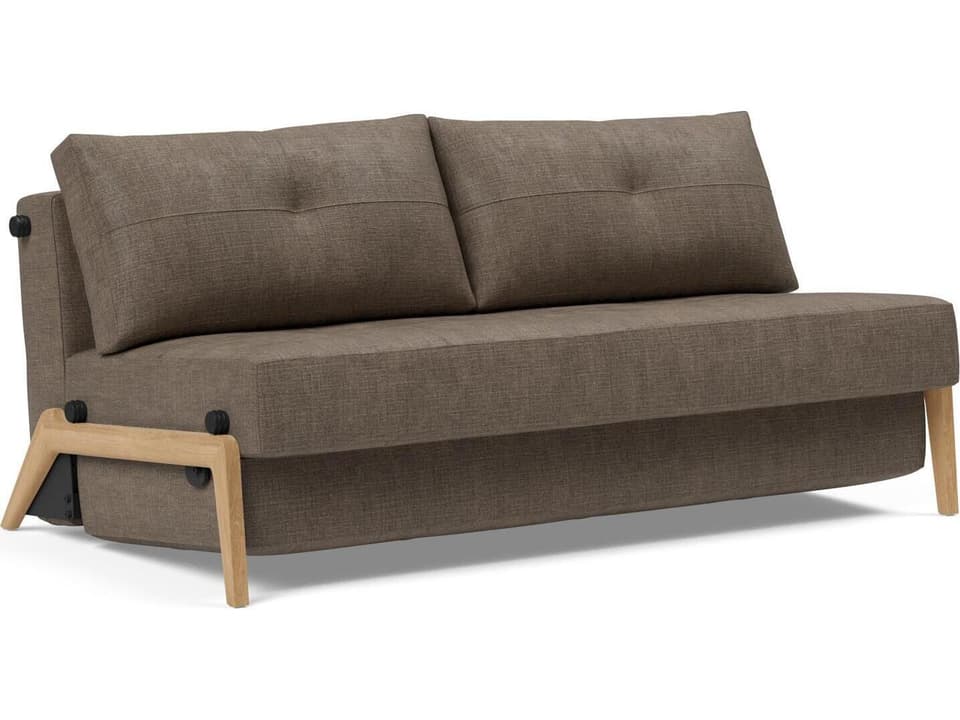 Cedar Brown Upholstered Sofa Bed