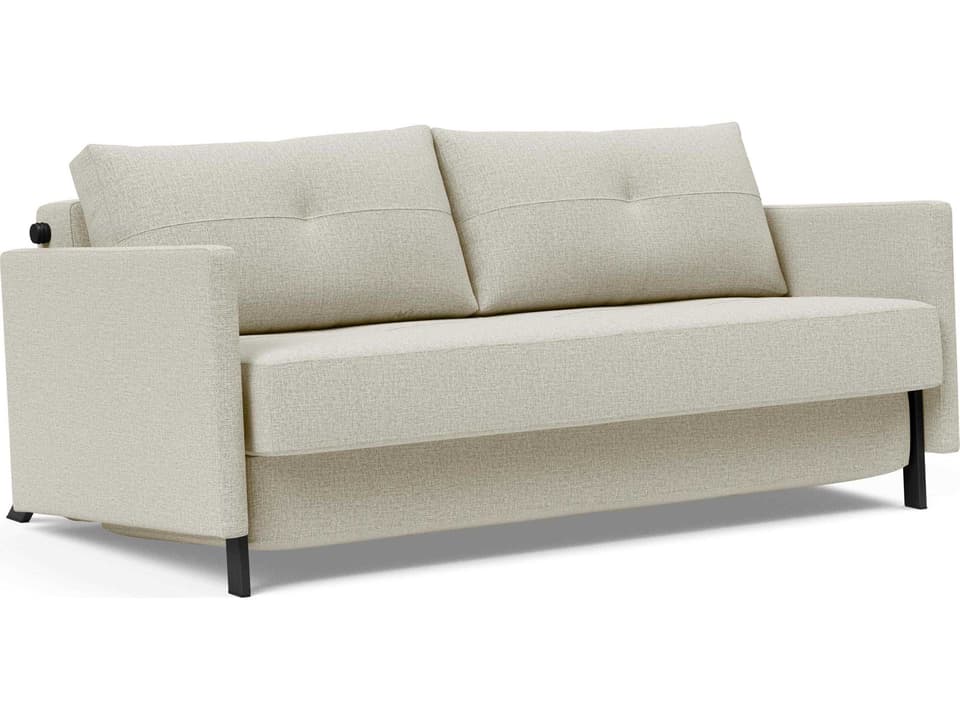 Cubed Upholstered Sofa Bed Modern Convertible Sleeper