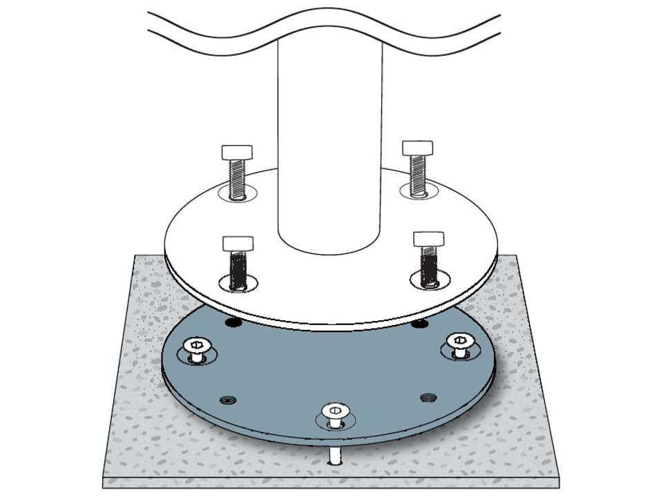 Concrete Mount Kit for JCP401 / JCP501
