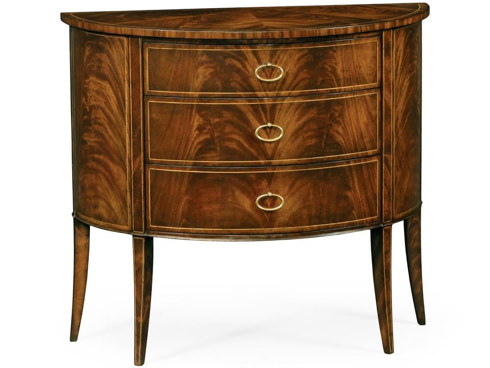 Clean & Classic Light Antique Mahogany Brown Acacia Wood Accent Chest