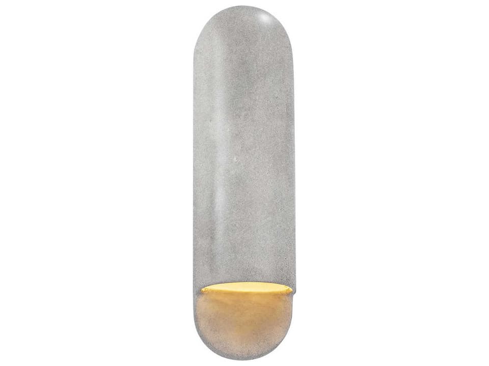 Large ADA Capsule Outdoor Wall Sconce