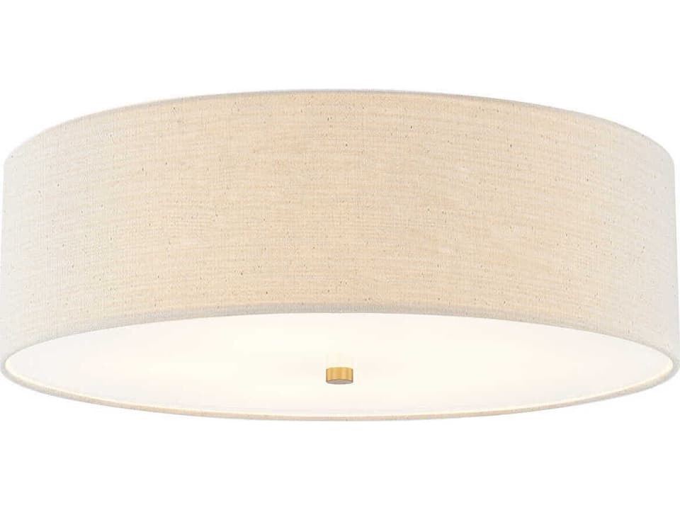 5-Light Textile Collection Flush Mount