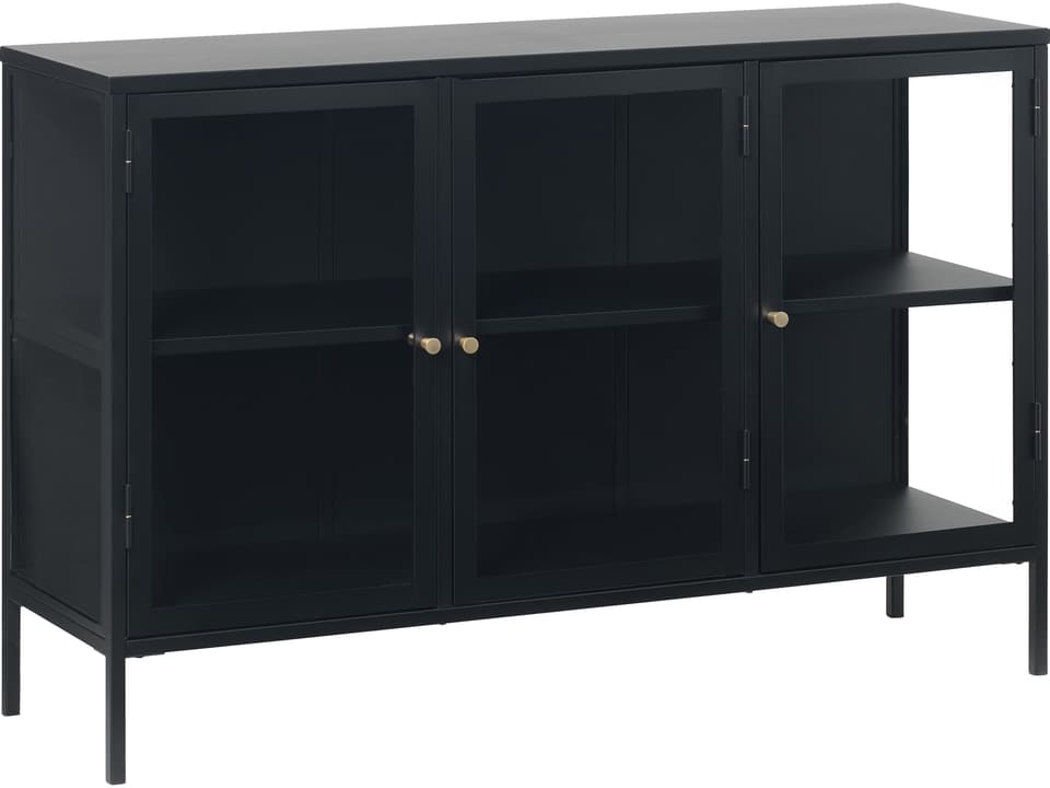 Altair 52" Black & Golden Sideboard