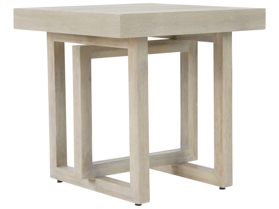Jalisco Square Wood Barley End Table
