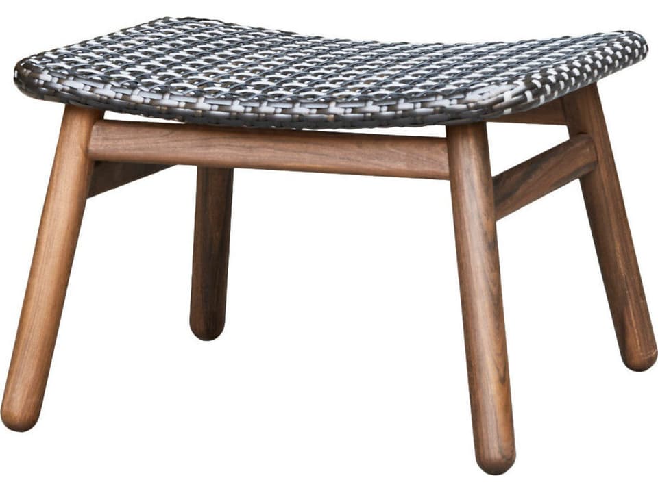 Nest Ottoman with Viro Fiber and Ipe Timber