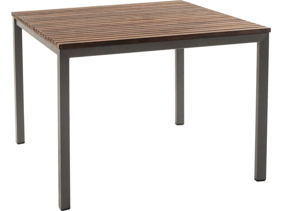 Harmony 40-Inch Square Dining Table with Ipe Top