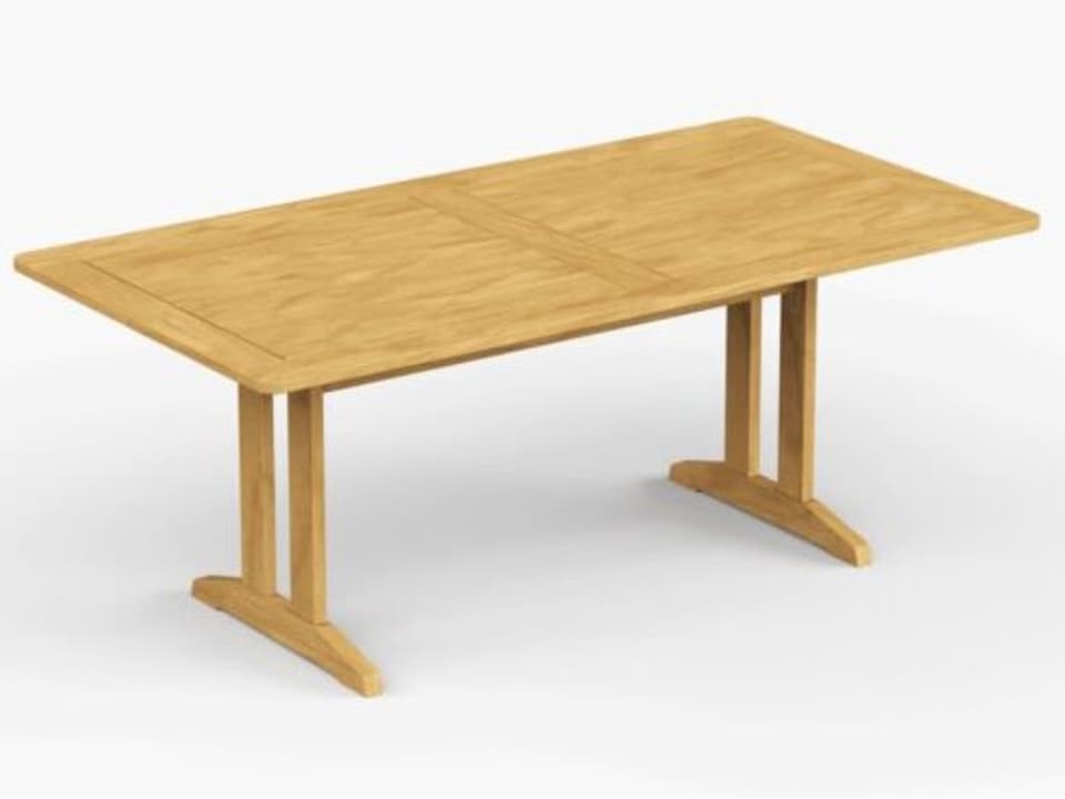Foundations 74-Inch Ipe Rectangular Dining Table