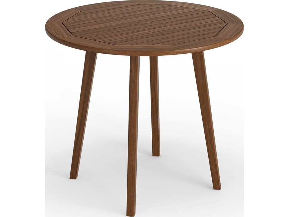 Foundations 41 Inch Round Counter Height Dining Table in Ipe