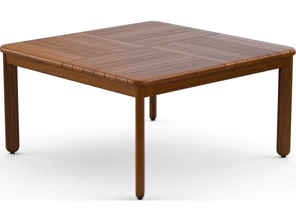 Foundations 35-Inch Square Ipe Wood Mosaic Coffee Table