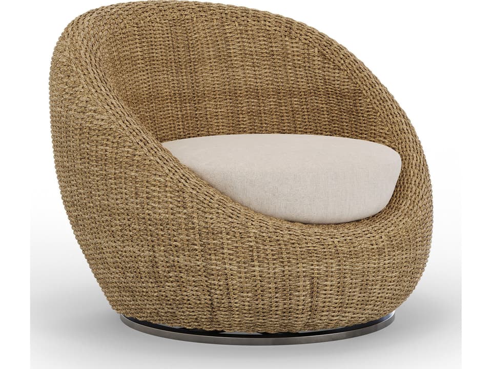 Velo Swivel Chair with Seat Cushion