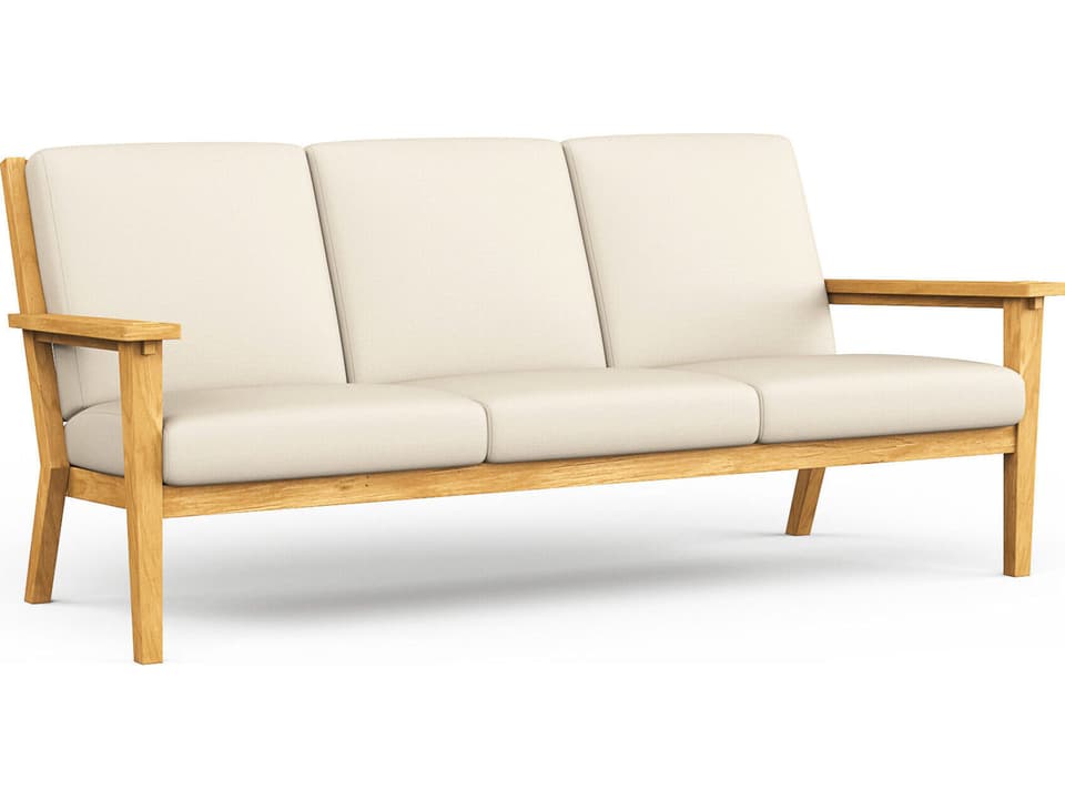 Savannah Teak 3-Seat Sofa