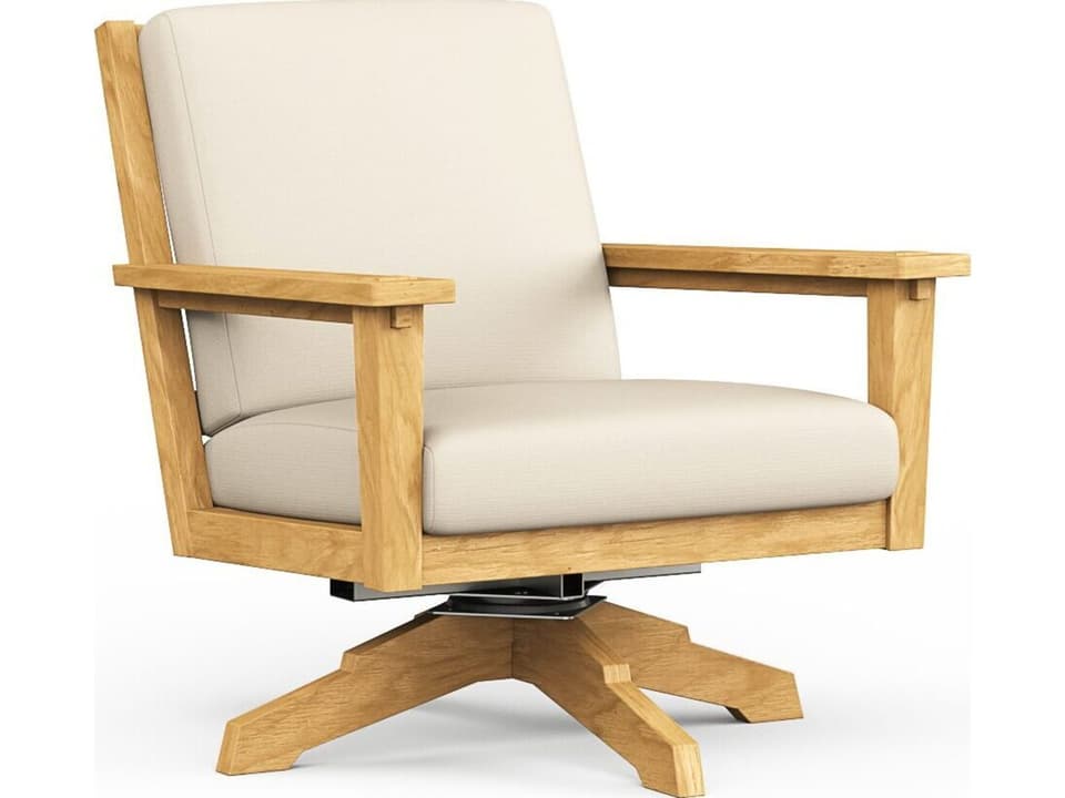 Savannah Teak Swivel Rocker