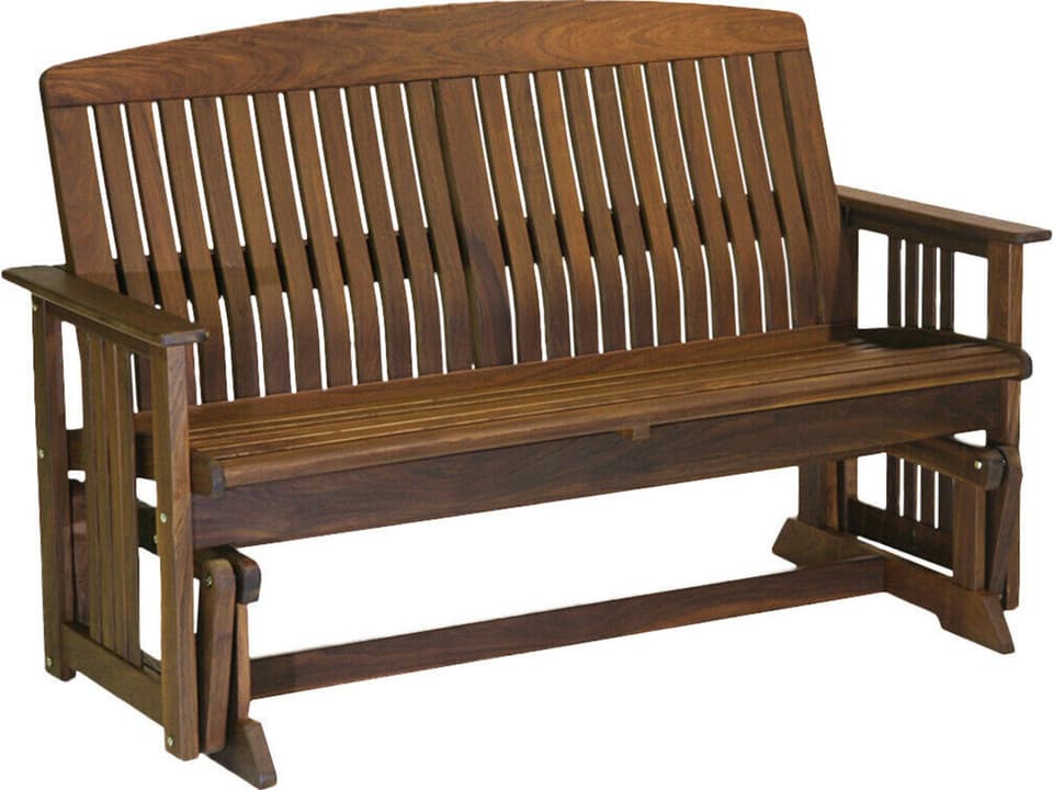 Classic Ipe Lincoln Glider Sustainable Hardwood