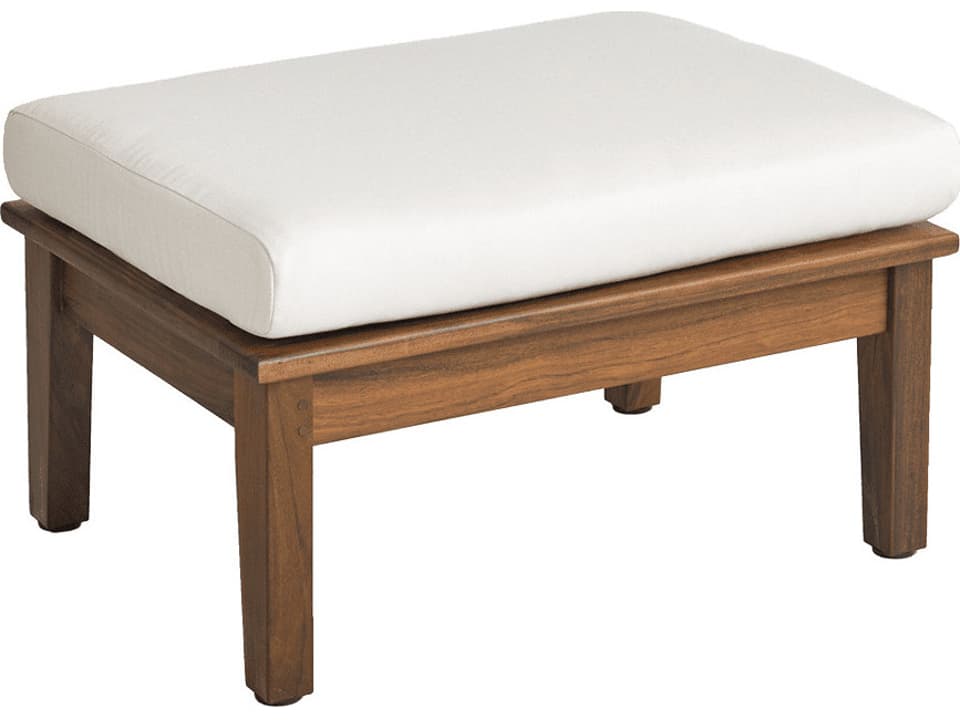 Opal Ipe Wood Ottoman