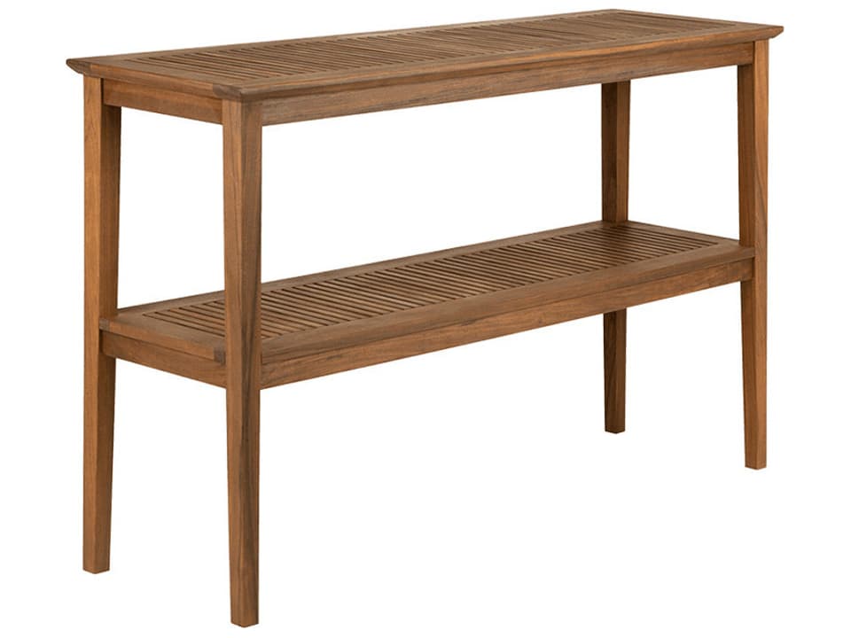 Opal 55 Inch x 17 Inch Ipe Console Table in Natural Ipe