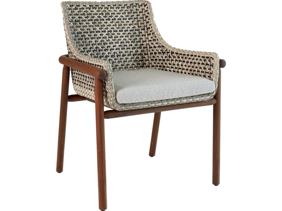 Forte Ipe Timber and Viro Fiber Arm Chair