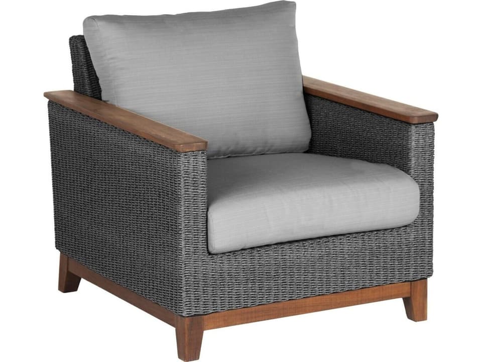 Coral Lounge Chair Woven Gray