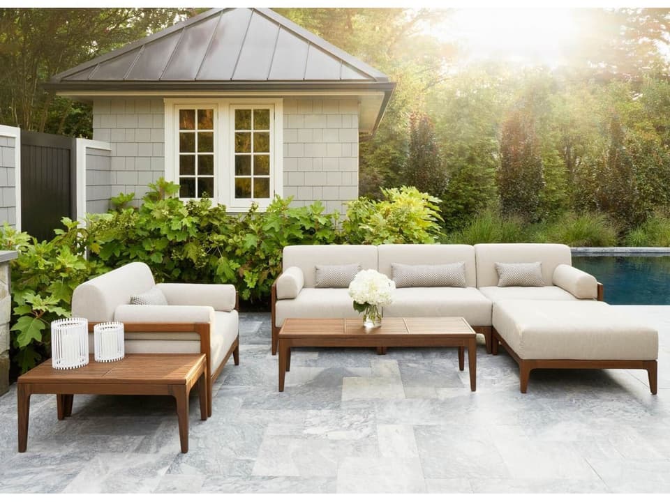Furniture Mix IPE Sectional Lounge Set