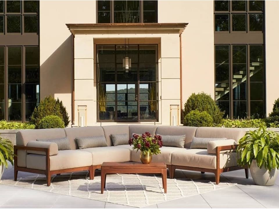 Furniture Mix IPE Sectional Lounge Set