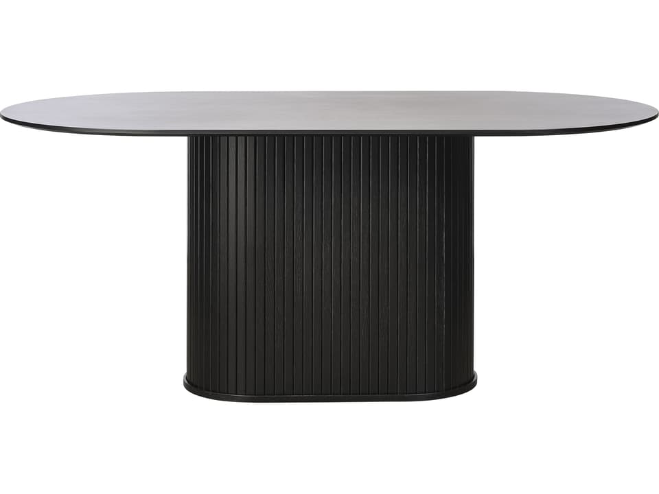 Nola 6-Seat Oval Dining Table in Natural Oak Wood Veneer